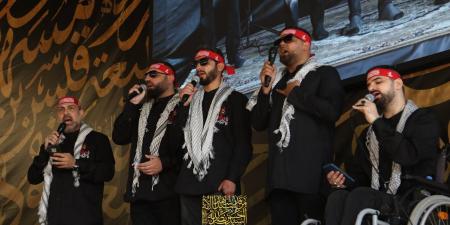 فرقة جراح الإنشادية تُحيي اليوم الثامن من محرّم في مرقد السيّد نصرالله (رض) - بوابة اخر ساعة