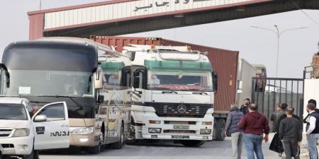 31.4 ألف شاحنة صادرات وطنية دخلت سوريا منذ 16 كانون الأول وحتى 2 تموز - بوابة اخر ساعة