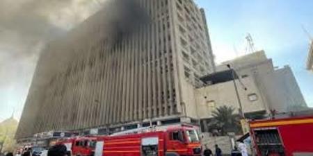 السيطرة على حريق سنترال رمسيس  - بوابة اخر ساعة