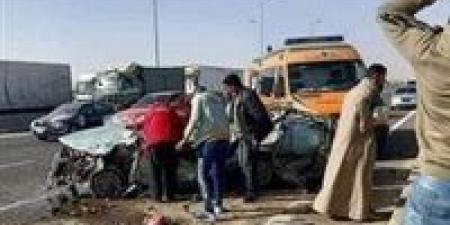 إصابة مهندس ومواطن أجنبي في حادث تصادم أسفل الطريق الدائري بقليوب - بوابة اخر ساعة