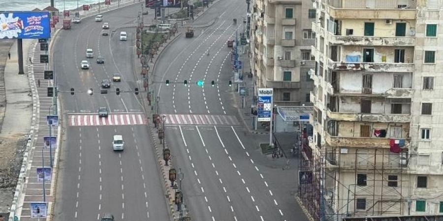 استمرار تخطيط طريق كورنيش الإسكندرية - بوابة اخر ساعة
