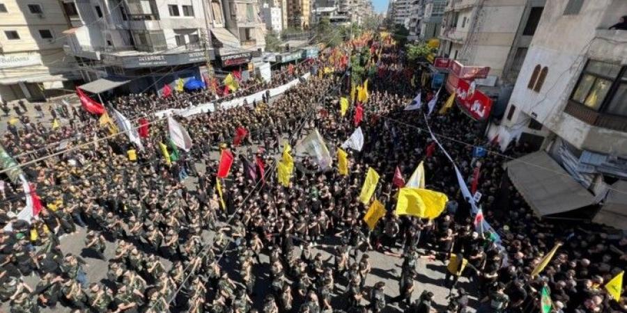مسيرة جابت شوارع الضاحية الجنوبية لبيروت إحياءً لذكرى عاشوراء - بوابة اخر ساعة