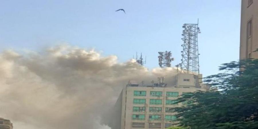 اصابة 21 فى حادث حريق سنترال رمسيس ولا وفيات حتى الآن - بوابة اخر ساعة