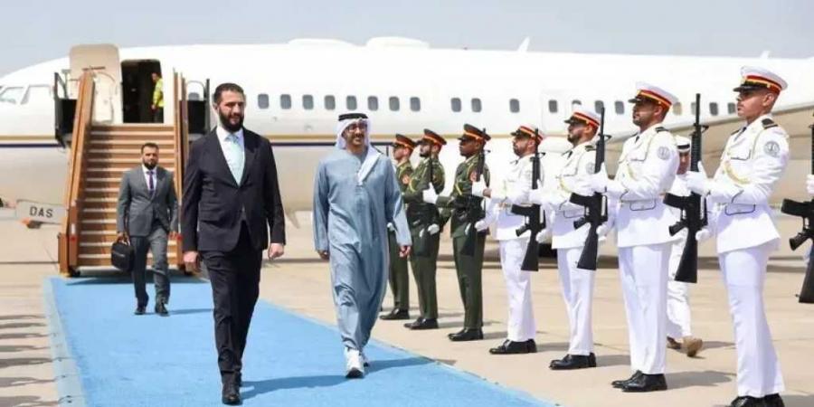 في زيارة هي الثانية.. الرئيس السوري أحمد الشرع يصل الإمارات - بوابة اخر ساعة