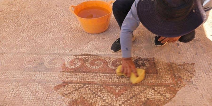 اكتشاف فسيفساء تعود إلى 1500 عام في ولاية ماردين التركية - بوابة اخر ساعة